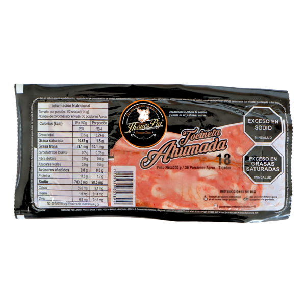 Tocineta ahumada lineal 500g