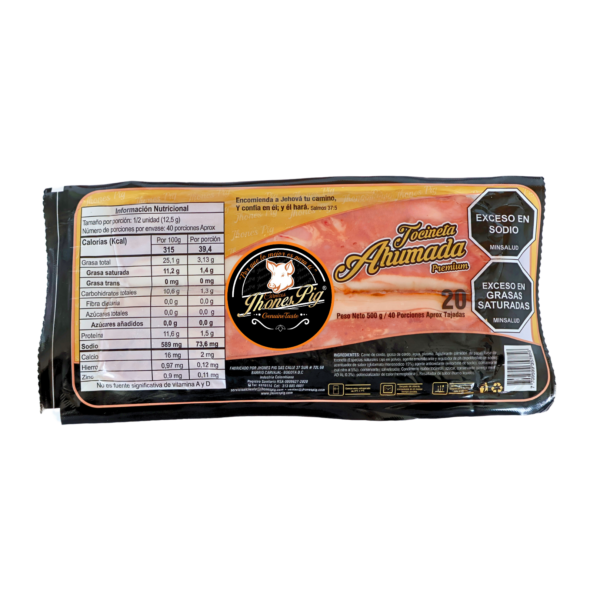 Tocineta ahumada premium 500g