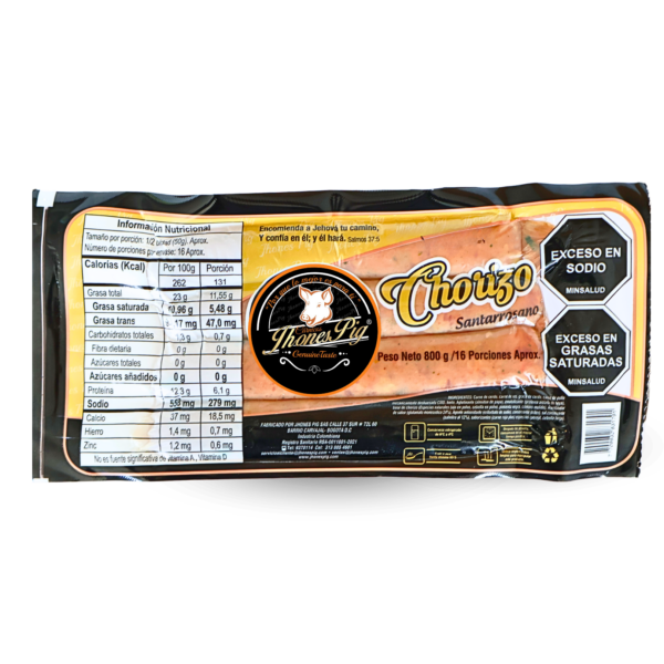 Chorizo satarrosano 800g